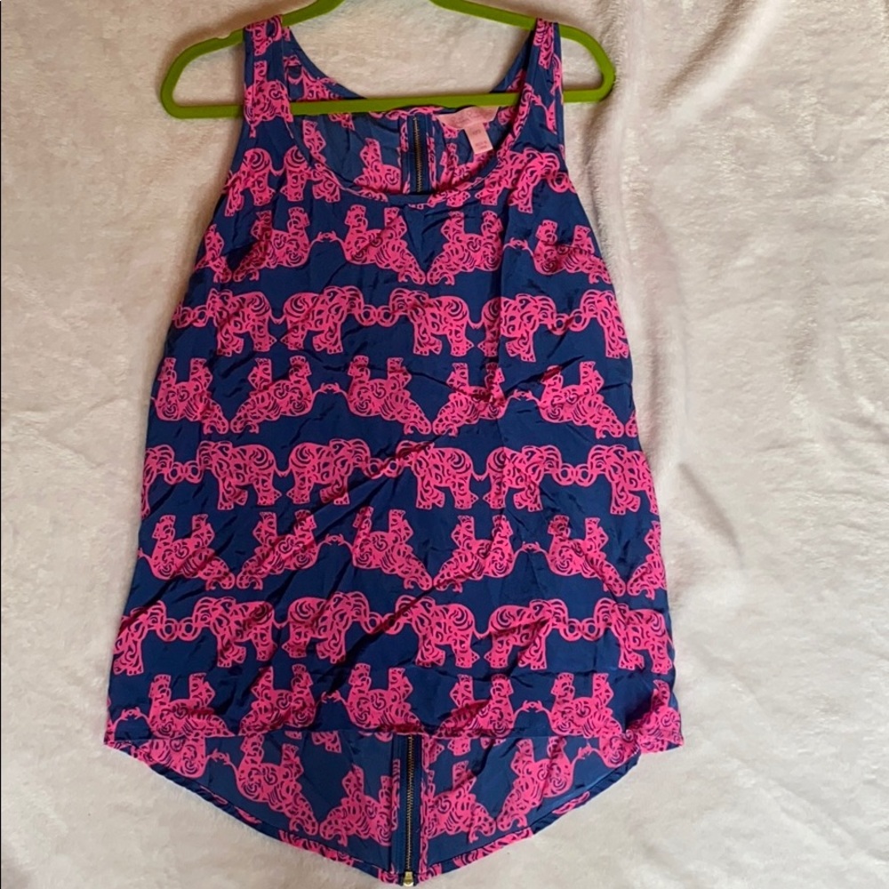 LILLY PULITZER patterned silk tank! :)